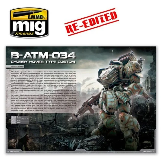 IN COMBAT - Painting Mechas (English) - AMMO by MIG Jimenez A.MIG-6013