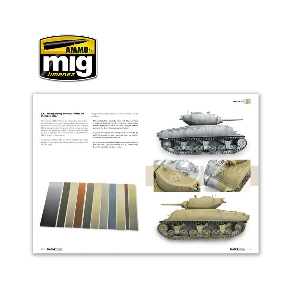 Black & White Technique (English) - AMMO by MIG Jimenez A.MIG-6016