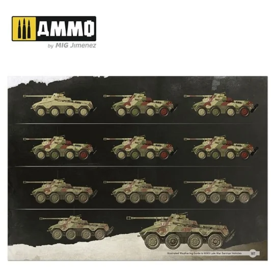Illustrated Weathering Guide to WWII Late German Vehicles (English,...
