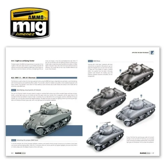 Black & White Technique (English) - AMMO by MIG Jimenez A.MIG-6016