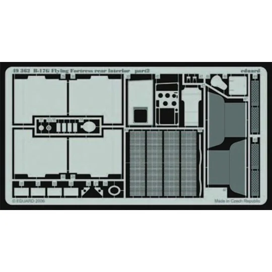 B-17G Flying Fortress rear interior für Revell/Monogram Bausatz - E...