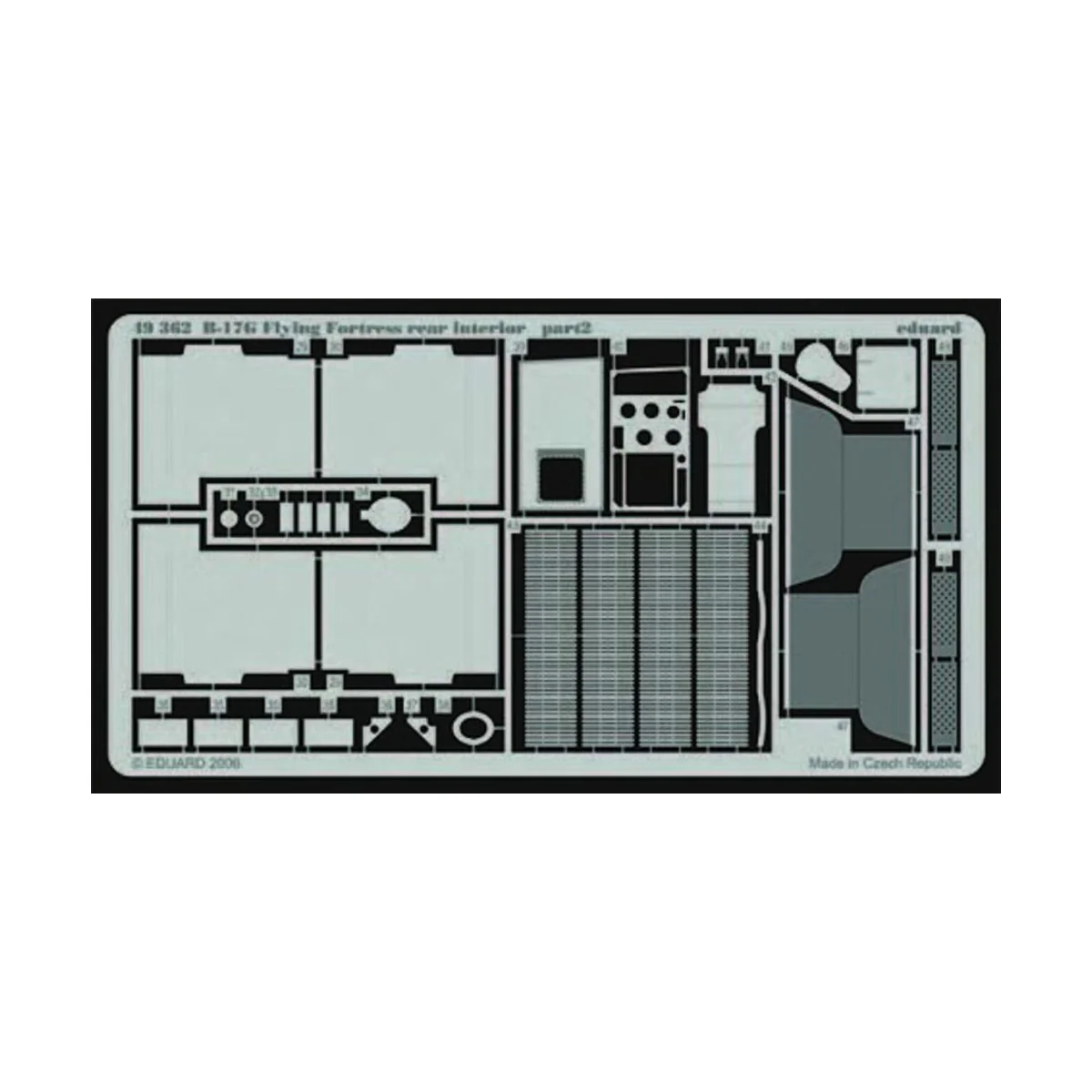 B-17G Flying Fortress rear interior für Revell/Monogram Bausatz, 1/...