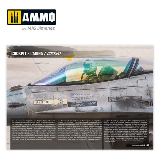 F-16 Fighting Falcon / VIPER - VISUAL MODELERS GUIDE (English, Cast...