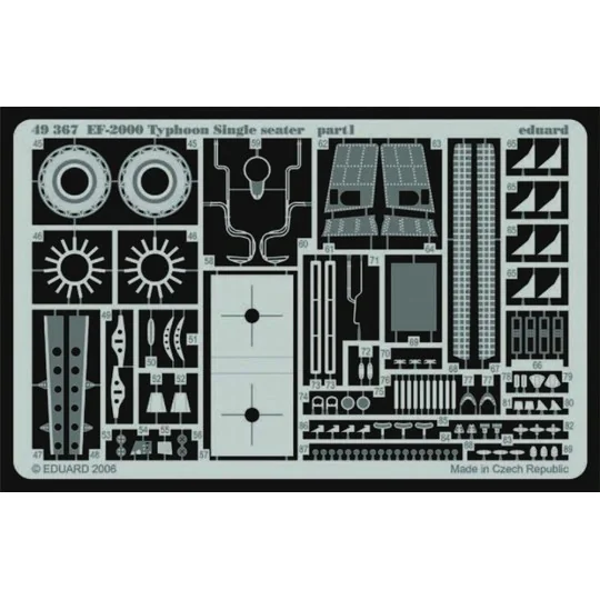 EF-2000 Typhoon Single Seater für Revell Bausatz - Eduard Accessori...