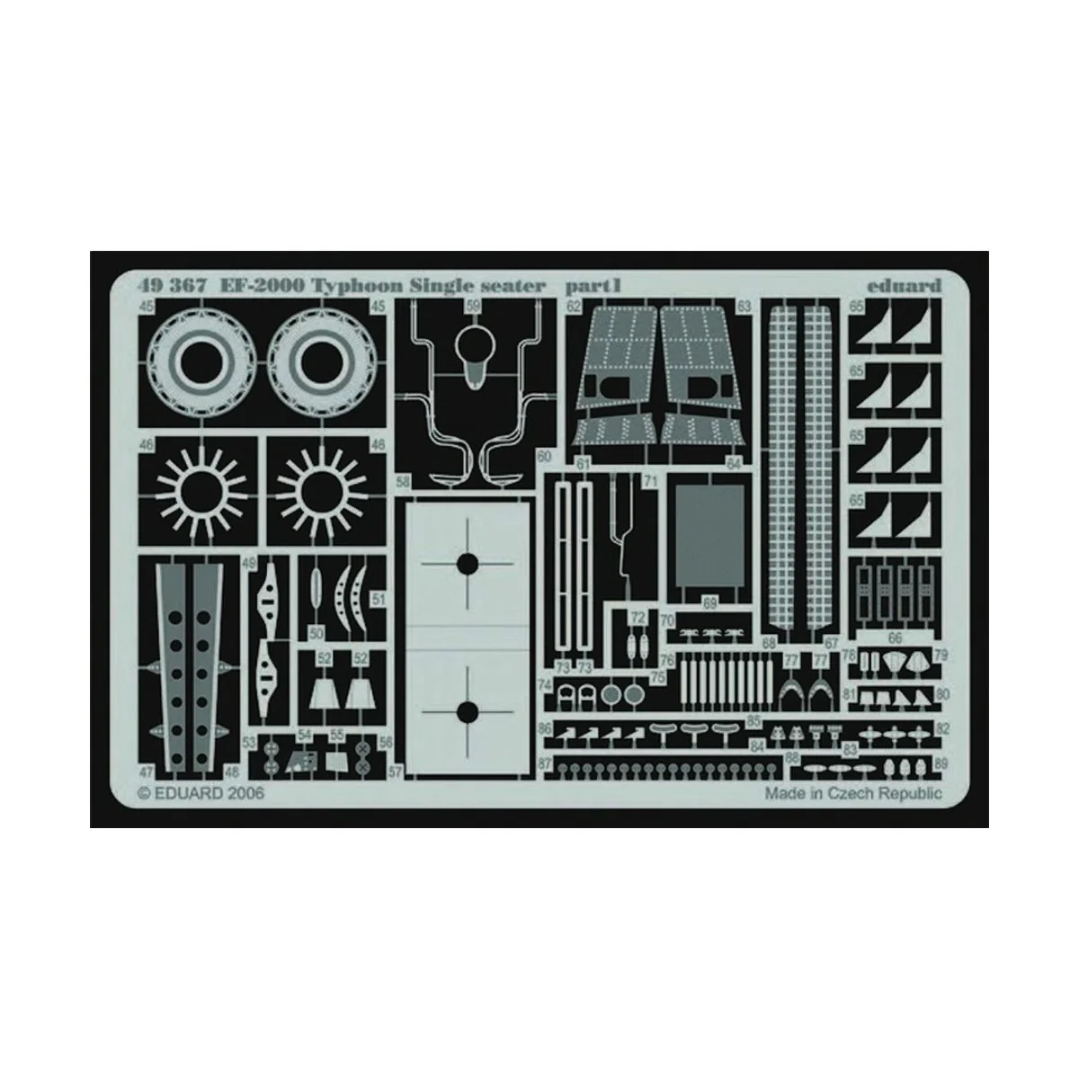 EF-2000 Typhoon Single Seater für Revell Bausatz - Eduard Accessori...
