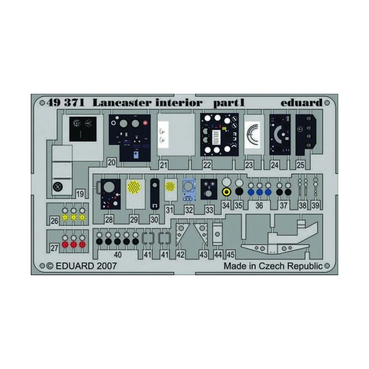 Lancaster interior für Tamiya Bausatz, 1/48 - Eduard Accessories 49371