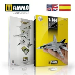 Jet Aircraft 1/144 (English, Castellano) - AMMO by MIG Jimenez A.MI... 2