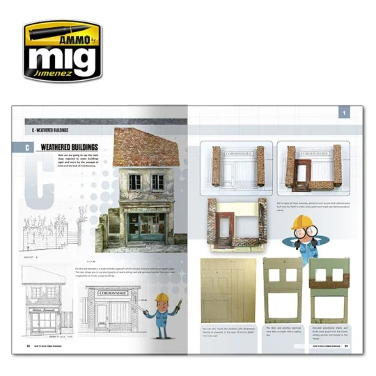 MODELLING SCHOOL - Urban Dioramas (English) - AMMO by MIG Jimenez A...