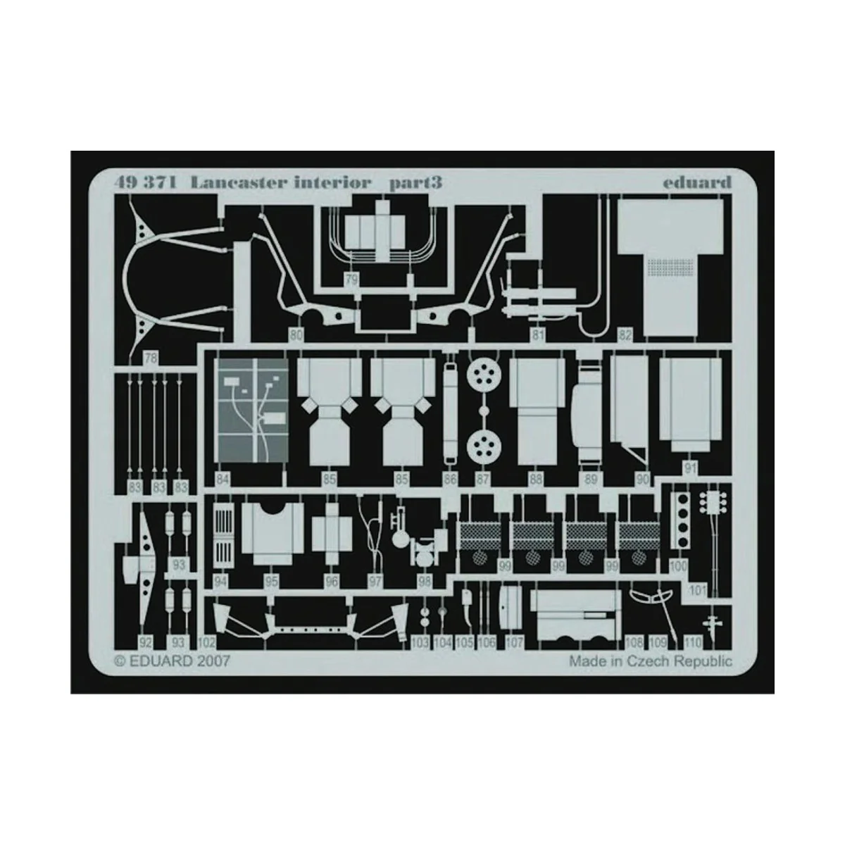 Lancaster interior für Tamiya Bausatz, 1/48 - Eduard Accessories 49371