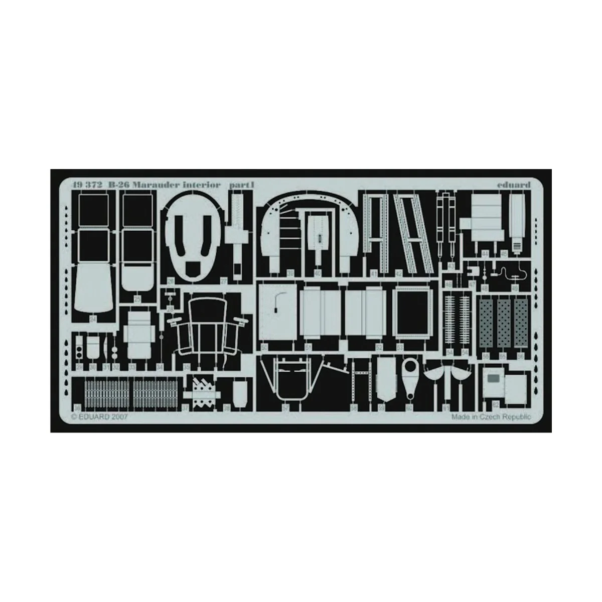 B-26 Marauder interior für Revell/Monogram Bausatz - Eduard Accesso...