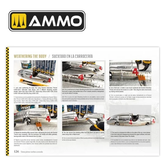 How to Paint Scale Cars ENGLISH, SPANISH - AMMO by MIG Jimenez A.MI...
