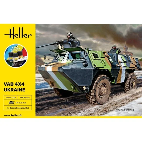 STARTER KIT VAB 4x4 Ukraine, 1/35 - Heller 57130