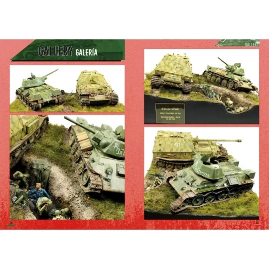 Battle of Kursk in DIORAMAS (Bilingual) - AMMO by MIG Jimenez A.MIG...