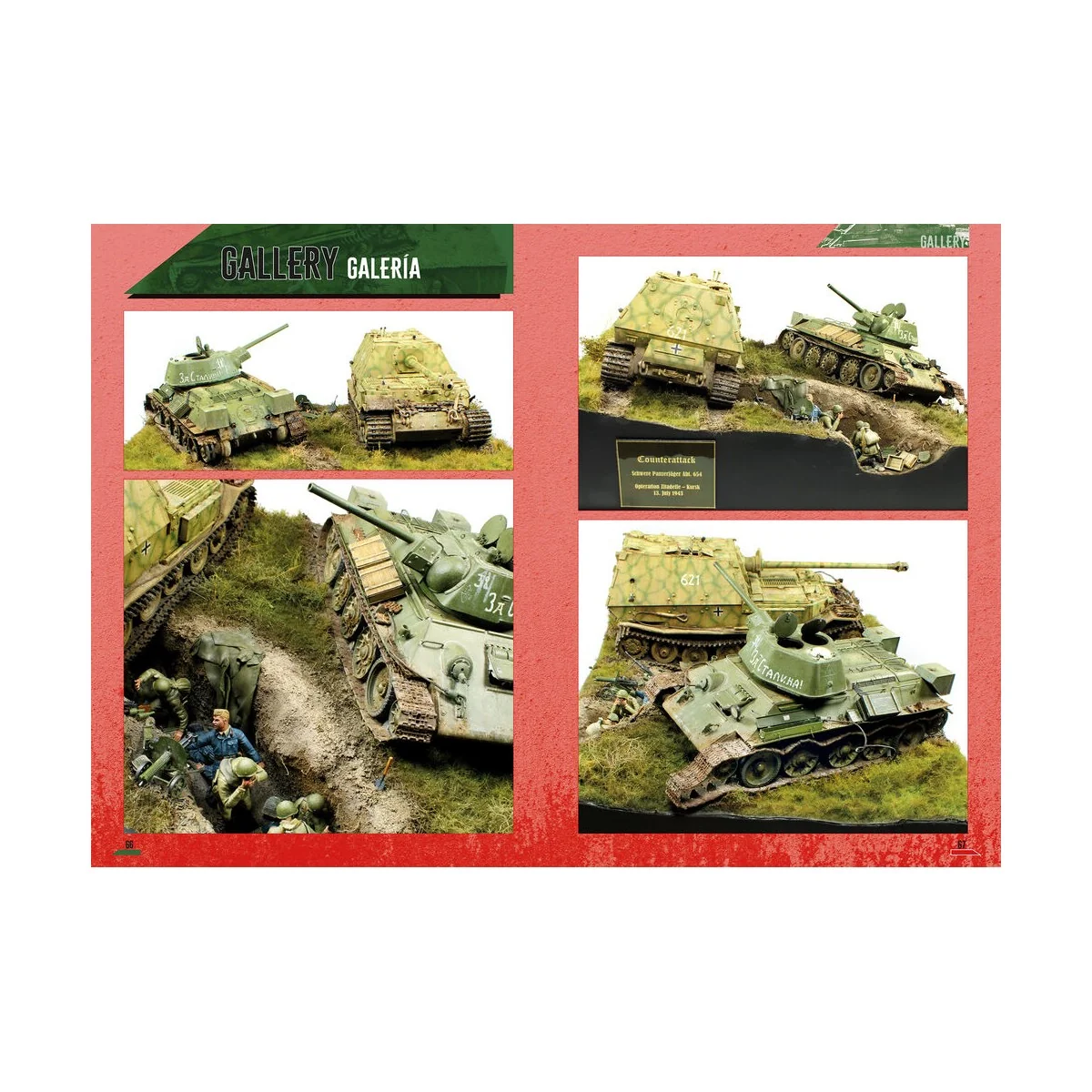 Battle of Kursk in DIORAMAS (Bilingual) - AMMO by MIG Jimenez A.MIG...