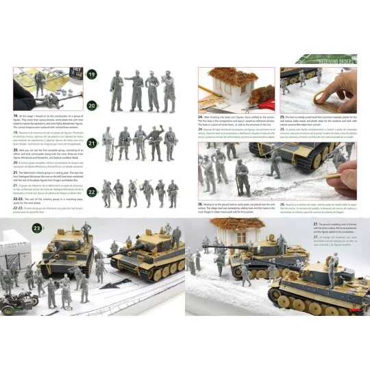 Battle of Kursk in DIORAMAS (Bilingual) - AMMO by MIG Jimenez A.MIG...