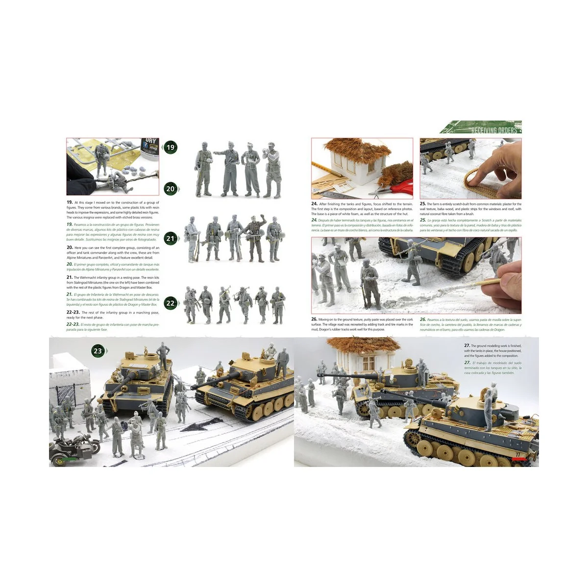 Battle of Kursk in DIORAMAS (Bilingual) - AMMO by MIG Jimenez A.MIG...