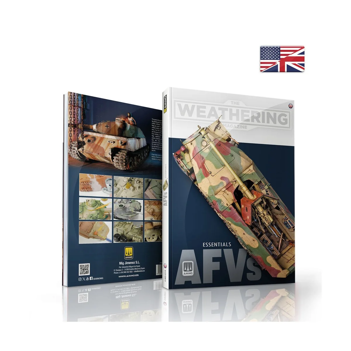 TWM AFVs ESSENTIALS (English) - AMMO by MIG Jimenez A.MIG-6318