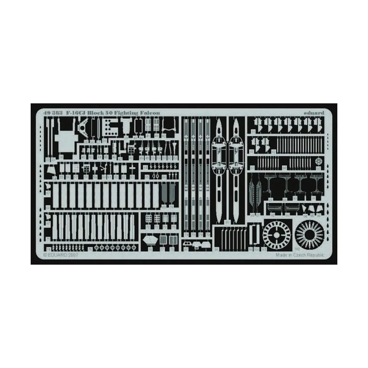 F-16CJ Block 50 Fighting Falcon, Für Tamiya Bausatz, 1/48 - Eduard ...