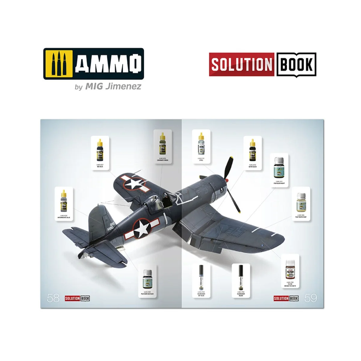 SOLUTION BOOK 14 - How to Paint US Navy WWII Late (English, Castell...