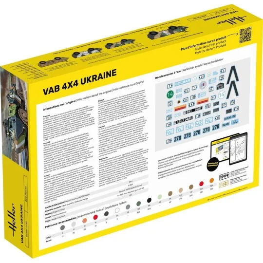 STARTER KIT VAB 4x4 Ukraine, 1/35 - Heller 57130