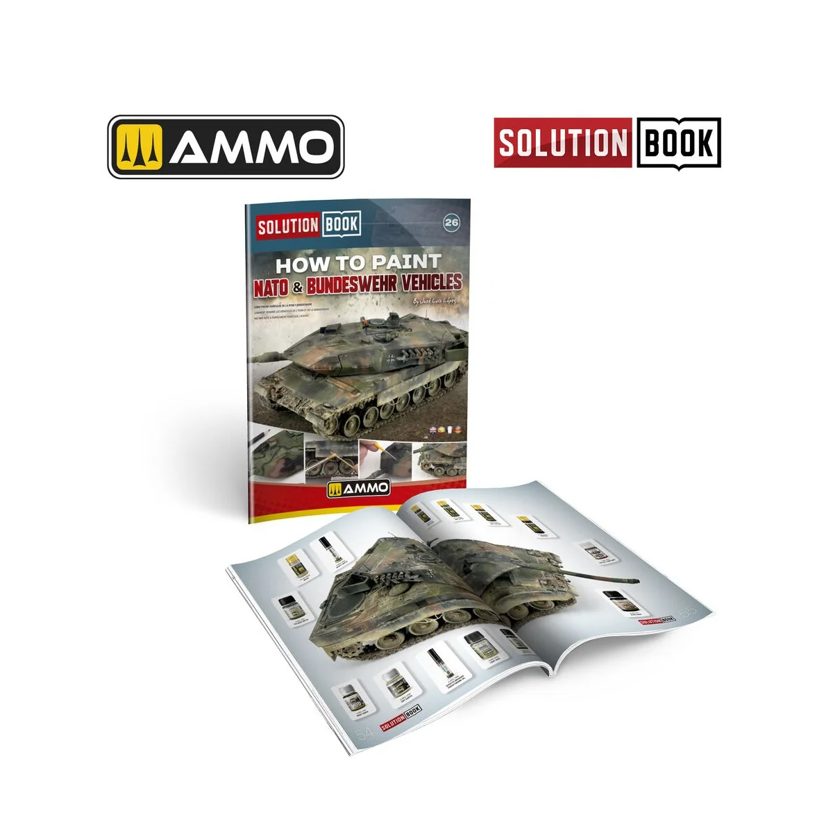 SOLUTION BOOK 26 - NATO & BUNDESWEHR Vehicles (English, Castellano,...