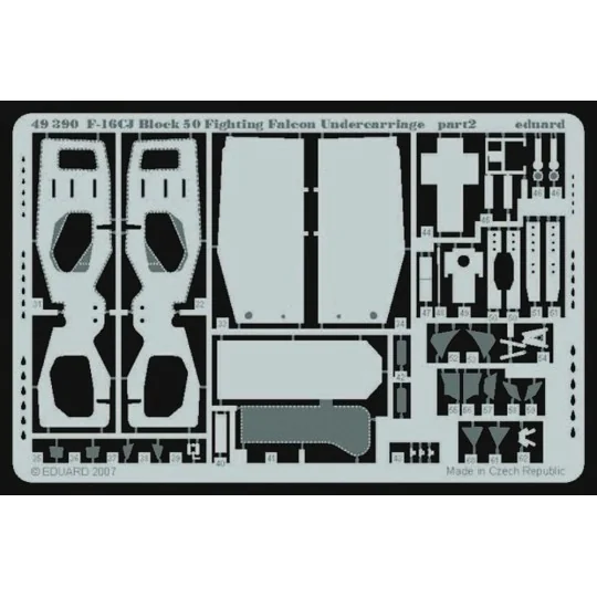 F-16CJ Block 50 Fighting Falcon undercarriage für Tamiya Bausatz, 1...