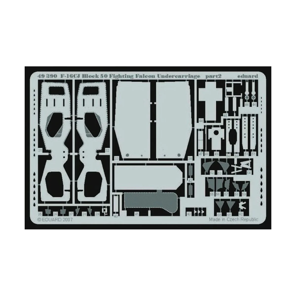 F-16CJ Block 50 Fighting Falcon undercarriage für Tamiya Bausatz - ...
