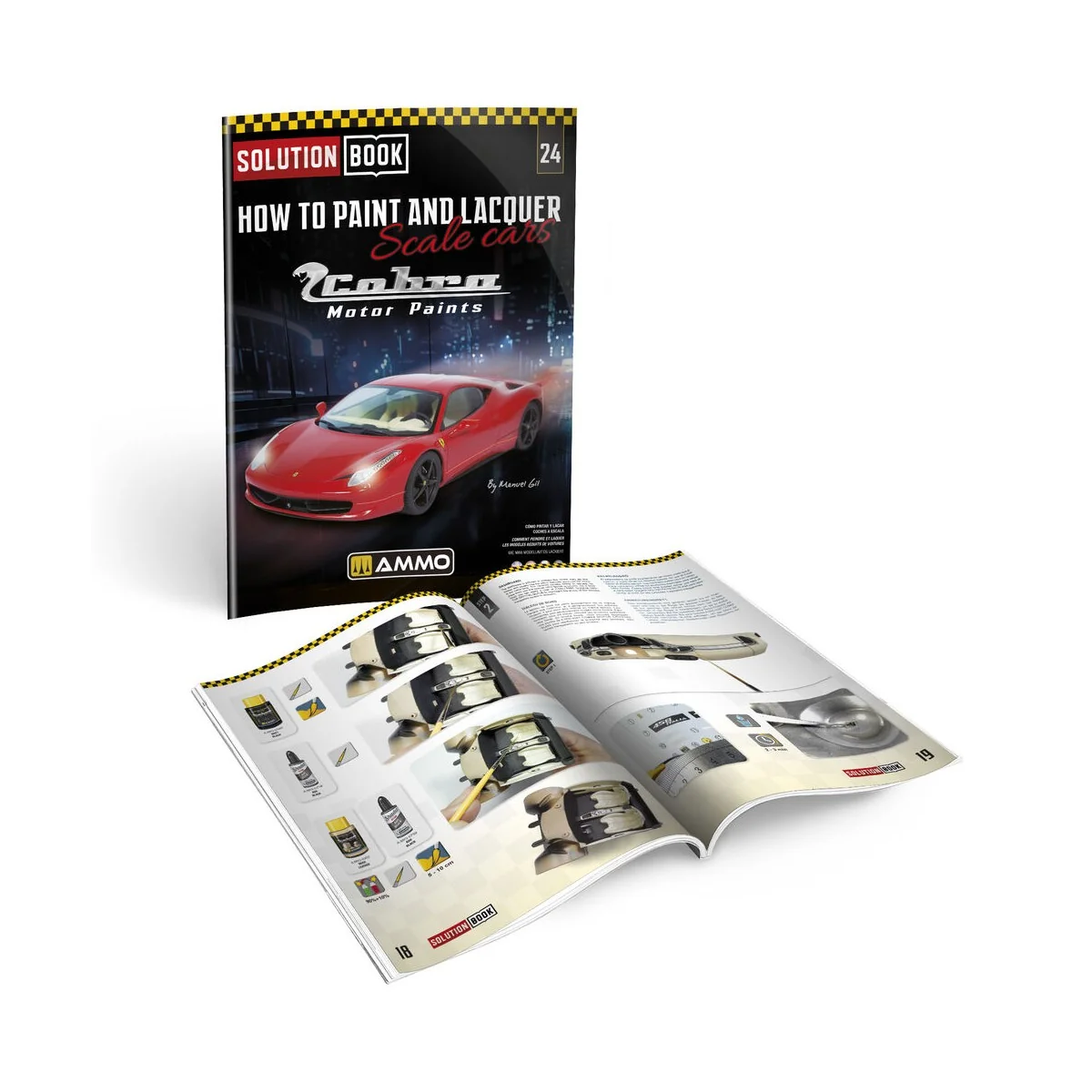 SOLUTION BOOK 24 - How to Paint and Lacquer Scale Cars (English, Ca...
