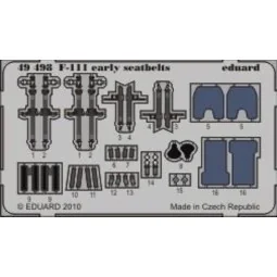 F-111 early seatbelts for Hobby Boss - Eduard Accessories 49498