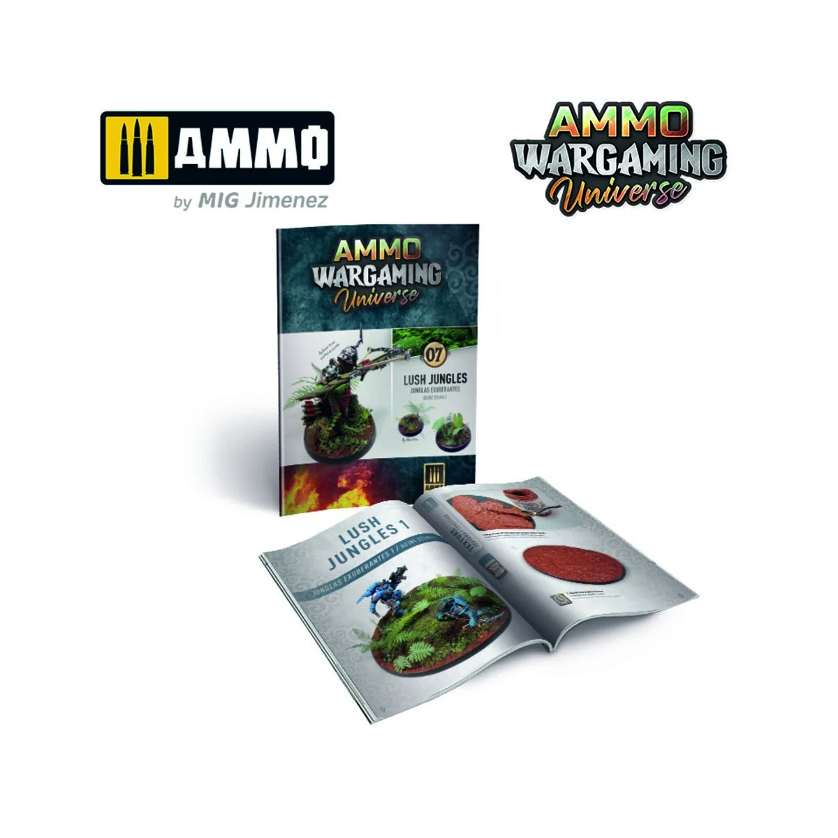 AMMO WARGAMING UNIVERSE Book 07 - Lush Jungles (English, Castellano...