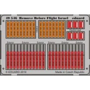 Remove Before Flight - Israel, 1/48 - Eduard Accessories 49546