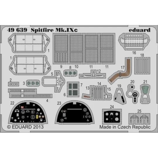 Spitfire Mk.IXc for Eduard, 1/48 - Eduard Accessories 49639