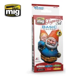 Basic Colors Figures Set - AMMO by MIG Jimenez A.MIG-7027