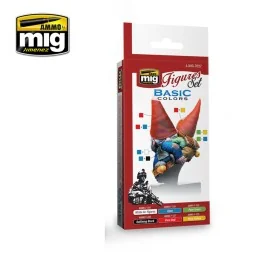 Basic Colors Figures Set - AMMO by MIG Jimenez A.MIG-7027 2
