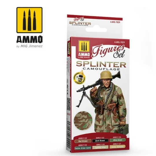 Splinter Camouflage Figures Set - AMMO by MIG Jimenez A.MIG-7029