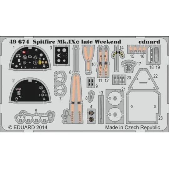 Spifire MK.IXc late WEEKEND for Eduard, 1/48 - Eduard Accessories 4...