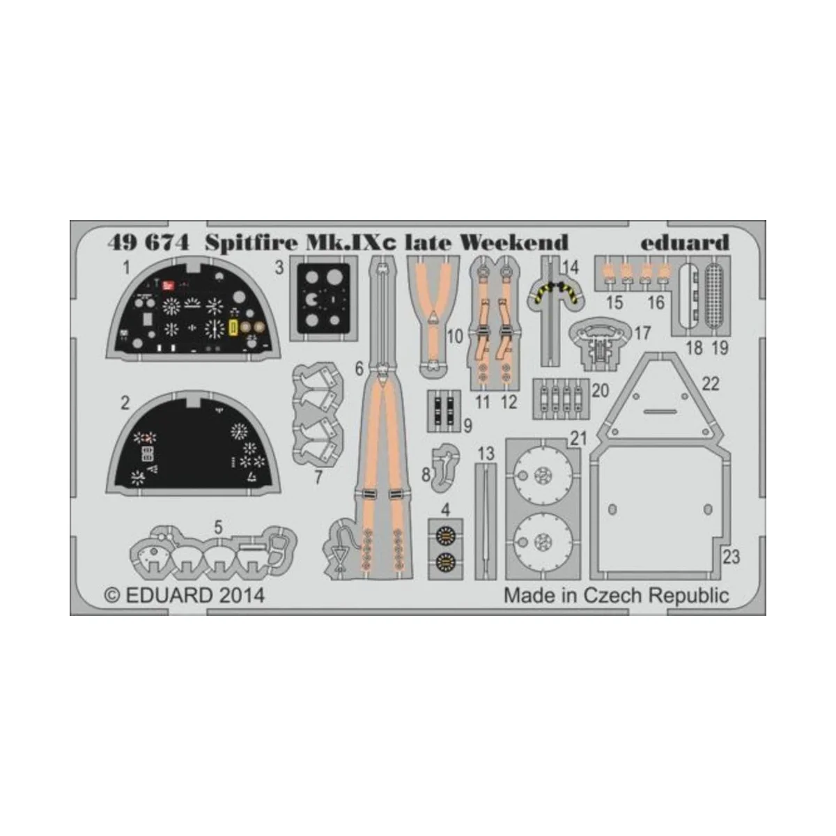 Spifire MK.IXc late WEEKEND for Eduard, 1/48 - Eduard Accessories 4...