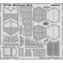 Hurricane Mk.I for Airfix - Eduard Accessories 49726