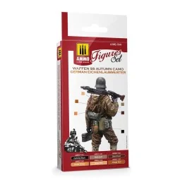 Waffen SS Autumn Camo. German Einchenlaubmuster Figures Set - AMMO ... 2