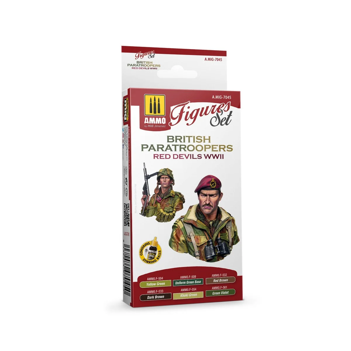 British Paratroopers Red Devils WWII - AMMO by MIG Jimenez A.MIG-7045