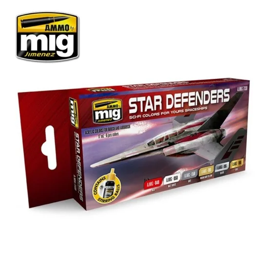 Star Defenders Sci-Fi Colors - AMMO by MIG Jimenez A.MIG-7130