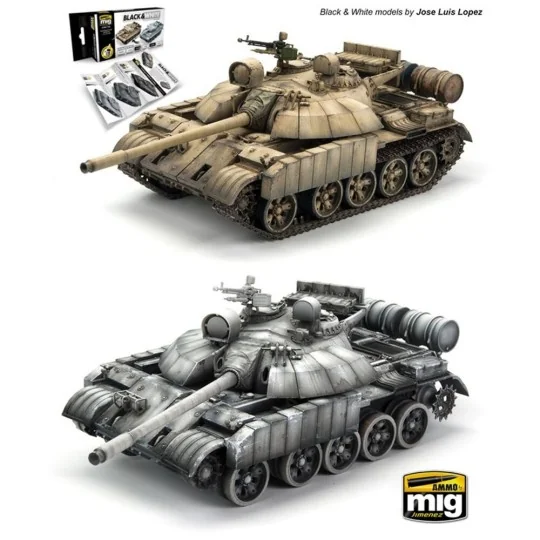 Black & White Technique - AMMO by MIG Jimenez A.MIG-7128