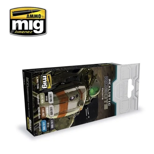 Realistic Robots Paints - AMMO by MIG Jimenez A.MIG-7156