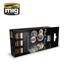 Flesh Tones Set - AMMO by MIG Jimenez A.MIG-7168 2