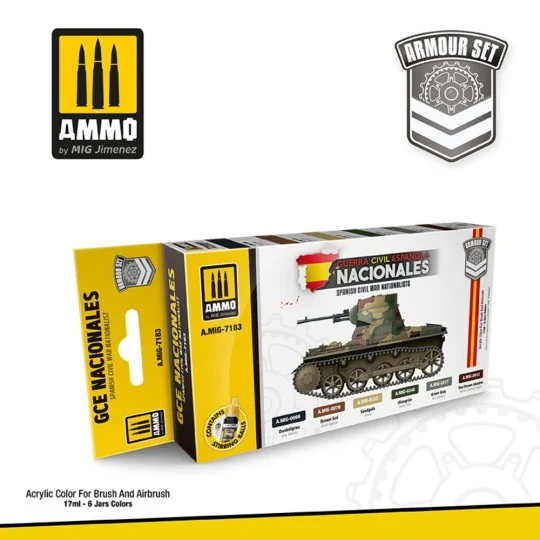 Spanish Civil War - Nationalists Set - AMMO by MIG Jimenez A.MIG-7183