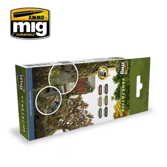 Vegetation Diorama Colors - AMMO by MIG Jimenez A.MIG-7176