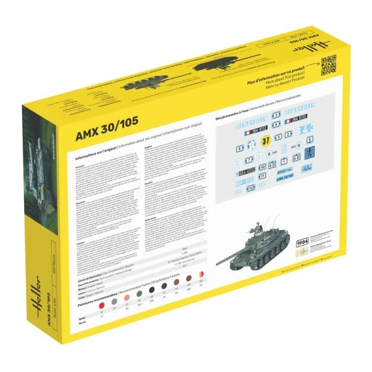 STARTER KIT AMX 30/105, 1/35 - Heller 57137