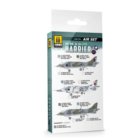 AV-8A & Gr.1/3 Harrier - AMMO by MIG Jimenez A.MIG-7246