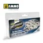 DRYBRUSH Set Grey Colors - AMMO by MIG Jimenez A.MIG-7300