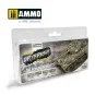 DRYBRUSH Set Green Colors - AMMO by MIG Jimenez A.MIG-7301